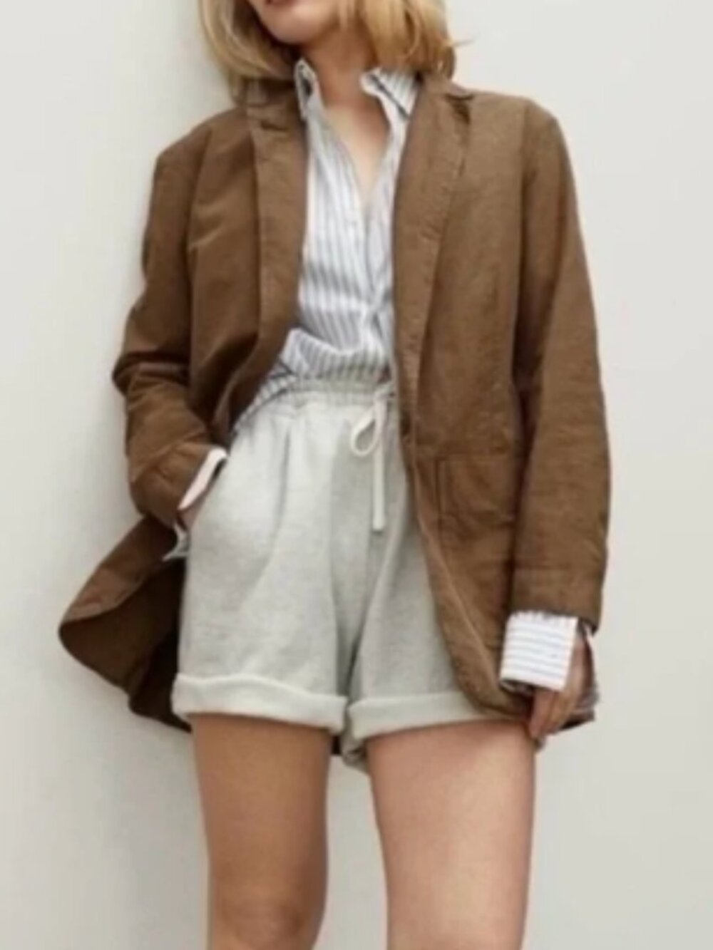 NWOT Everlane Fatigue Blazer in Walnut Brown